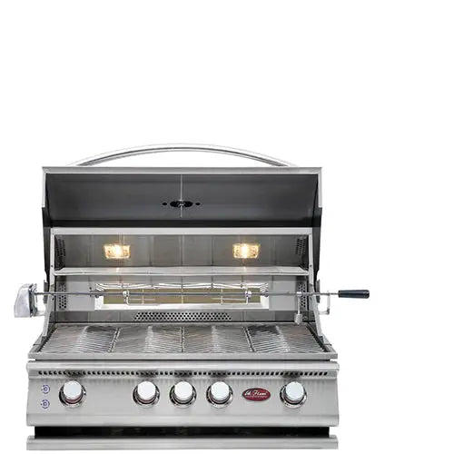Cal Flame propane grill convection with sleek design and built-in functionality