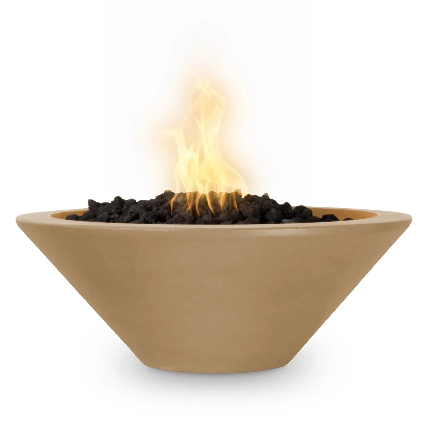 The Outdoor Plus Cazo Fire Bowl - GFRC Concrete - 36" - Aqvina LLC