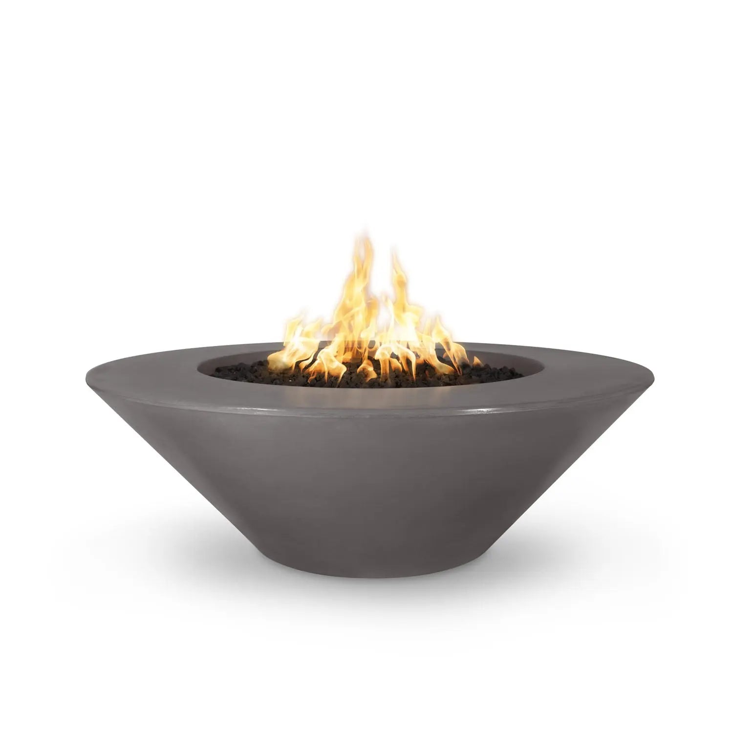 The Outdoor Plus Cazo Fire Pit Wide Ledge - GFRC Concrete - 60" - Aqvina LLC