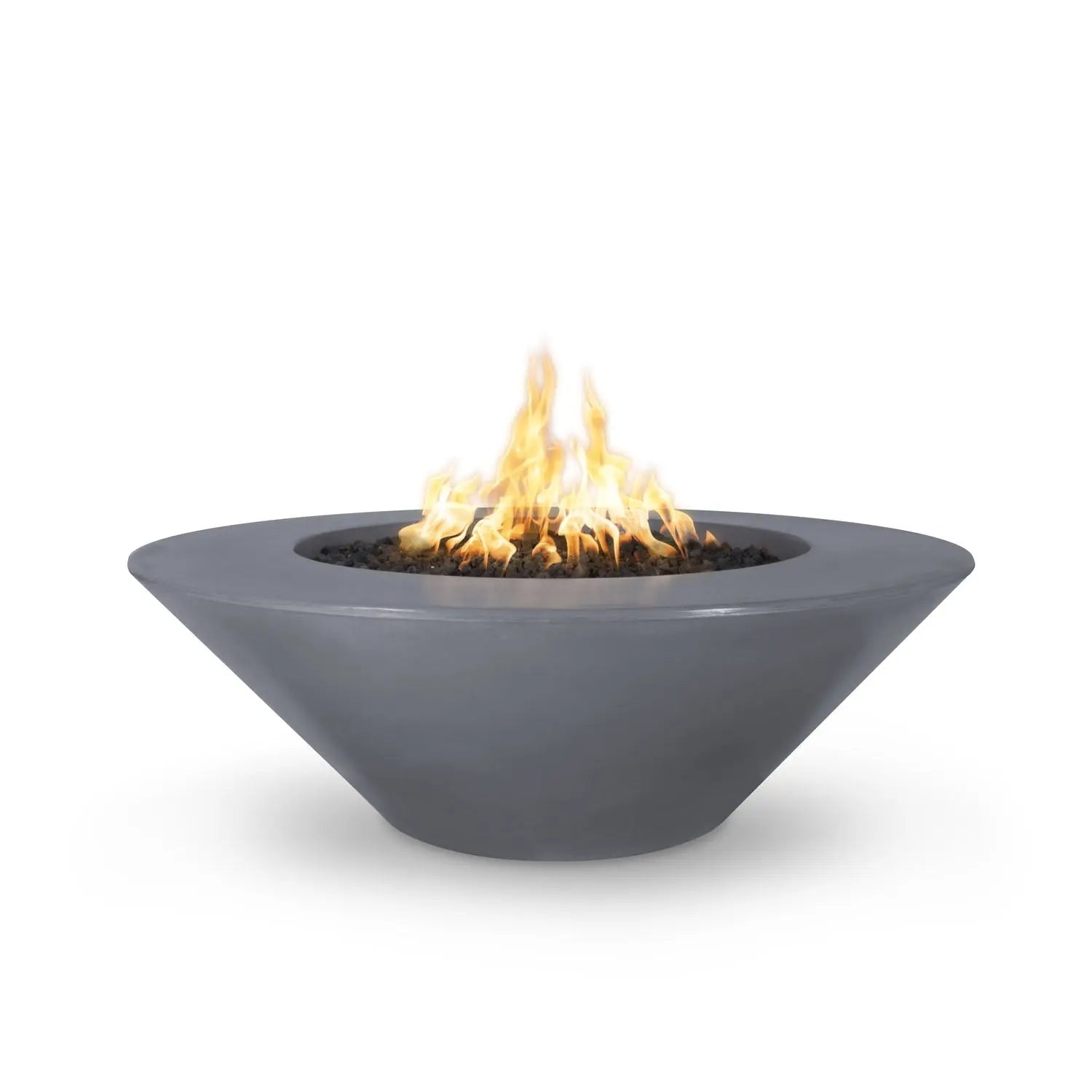 The Outdoor Plus Cazo Fire Pit Wide Ledge - GFRC Concrete - 60" - Aqvina LLC