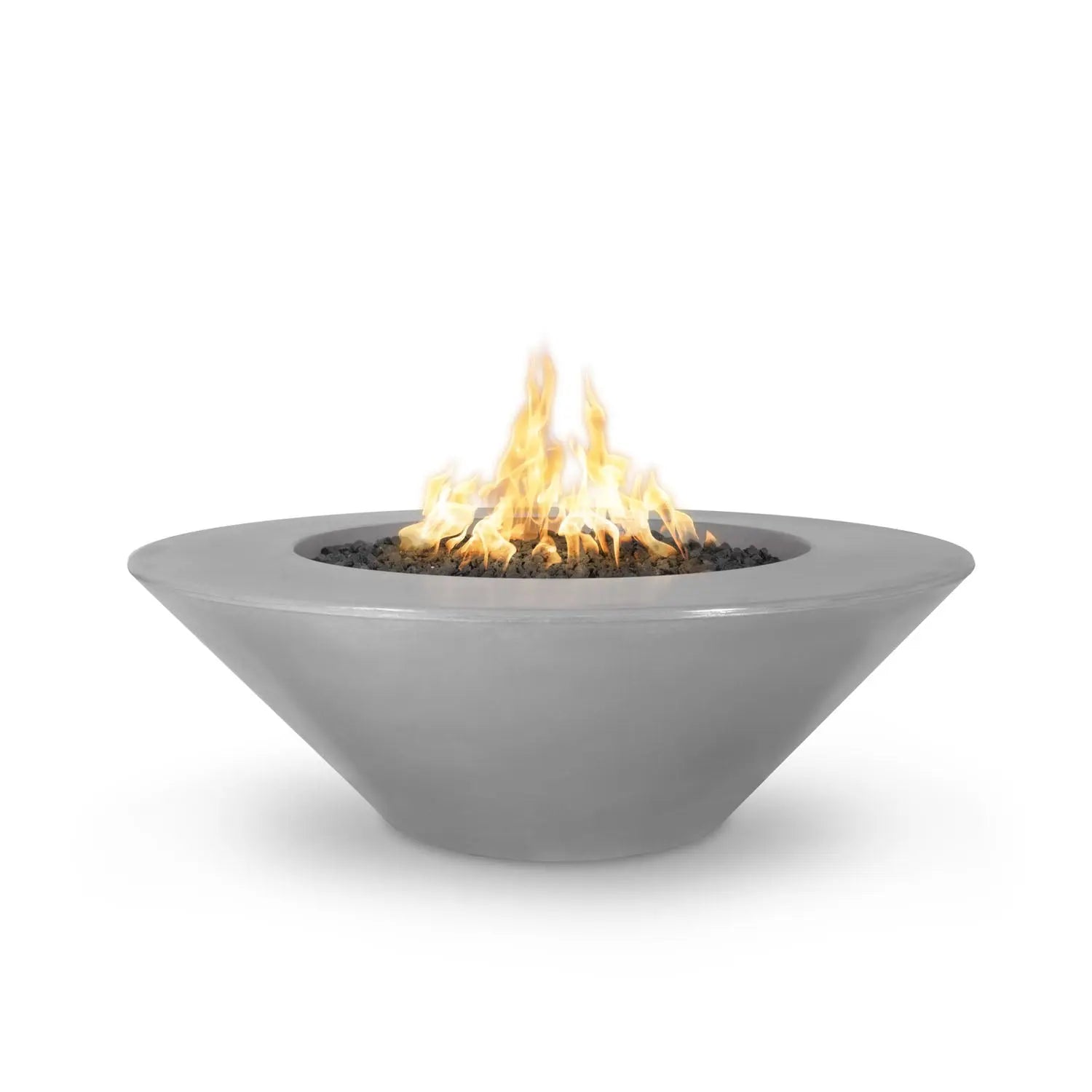 The Outdoor Plus Cazo Fire Pit Wide Ledge - GFRC Concrete - 60" - Aqvina LLC