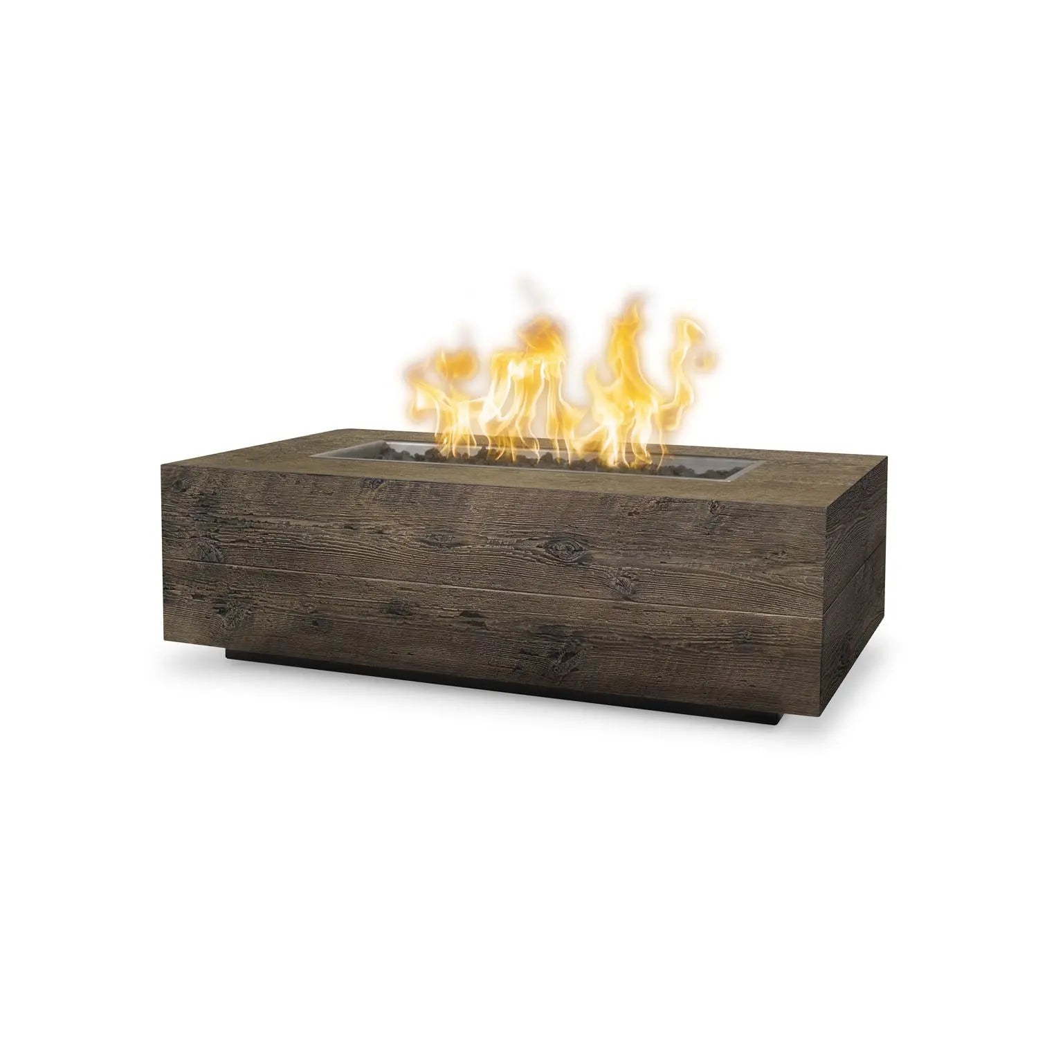 The Outdoor Plus Coronado Fire Pit - GFRC Wood Grain - 60" - Aqvina LLC