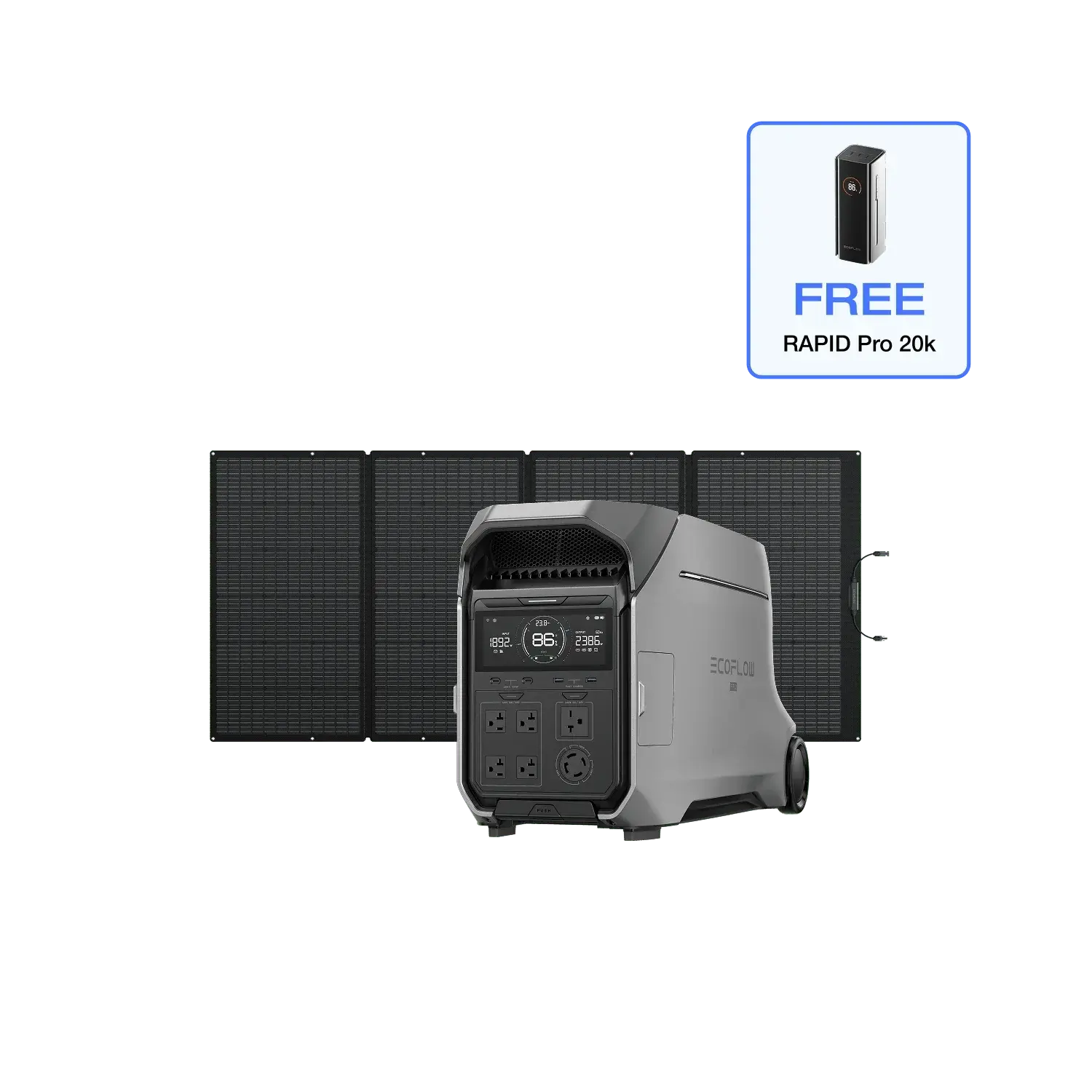 EcoFlow DELTA Pro 3 Portable Power Station (UL9540 Certificated) EcoFlow