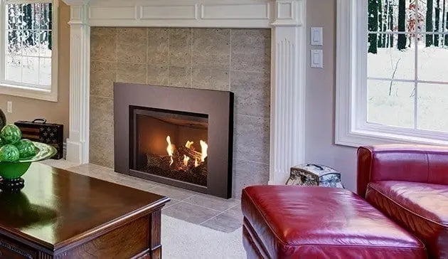 Superior 32-Inch DRI2032 Direct Vent Gas Fireplace Insert with Blower and Ceramic Fiber Log Set
