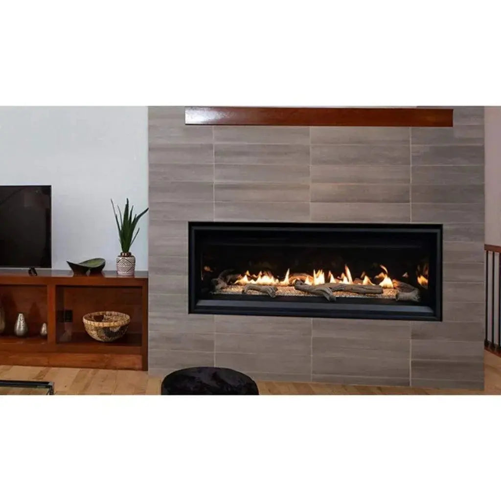 Superior 45-Inch DRL3545 Linear Electronic Ignition Direct Vent Gas Fireplace with Remote and Crushed Glass Media