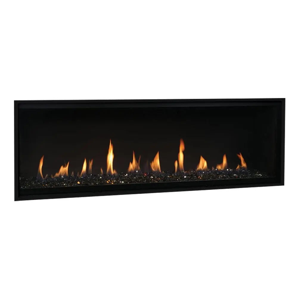 Superior 60-Inch DRL4060 Linear Electronic Ignition Direct Vent Gas Fireplace with Crushed Glass Media