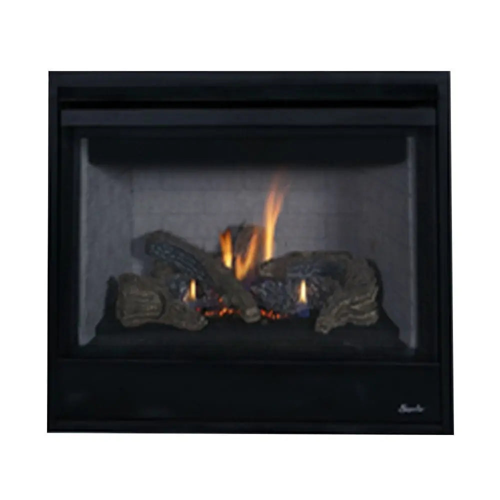 Superior 45-Inch DRT2045 Traditional Direct Vent Gas Fireplace with Aged Oak Log Set