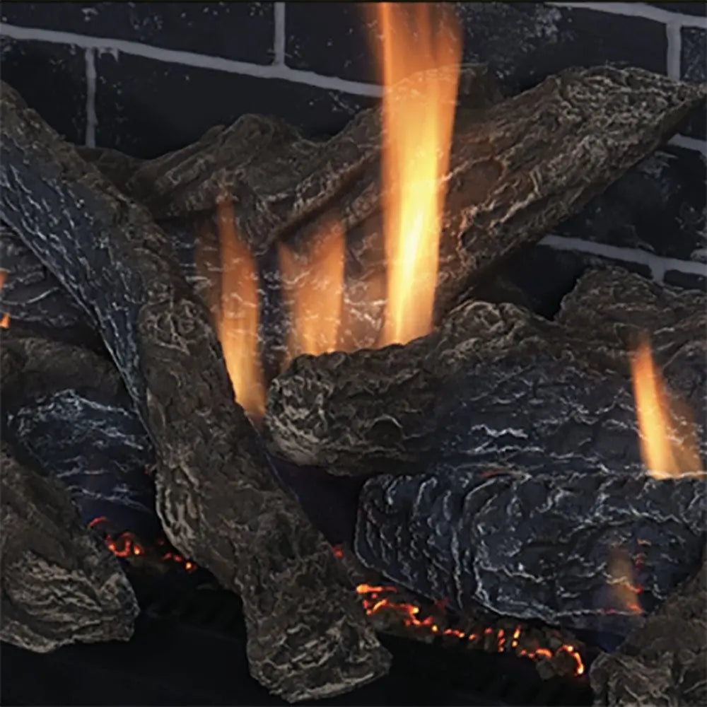 Superior 45-Inch DRT2045 Traditional Direct Vent Gas Fireplace with Aged Oak Log Set