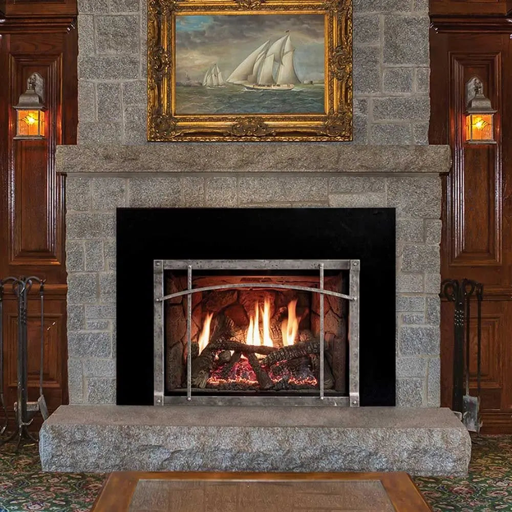 Empire 30" Renegade Clean-Face Direct Vent Gas Fireplace Insert with Multi-Function Remote and Blower