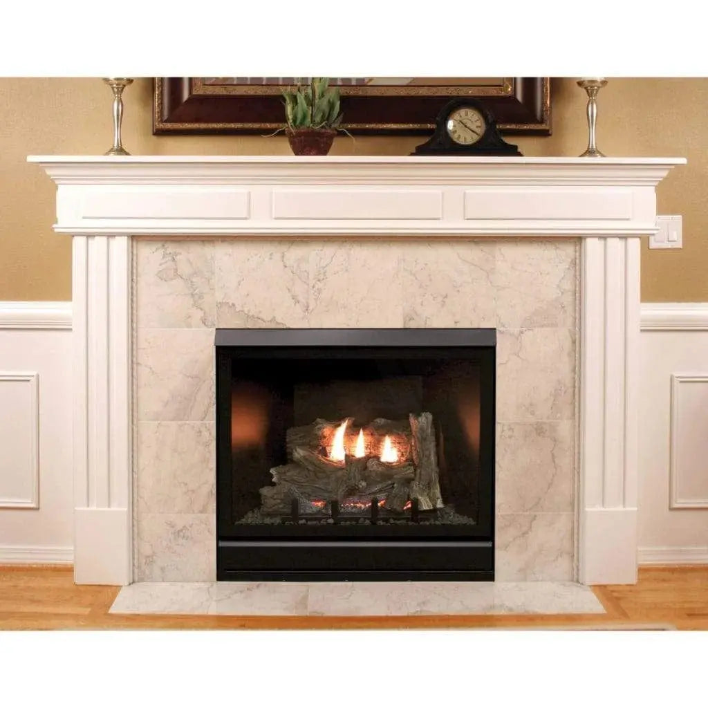 Empire 36" Madison Premium Double-Sided Direct Vent Gas Fireplace with Banded Brick Liner
