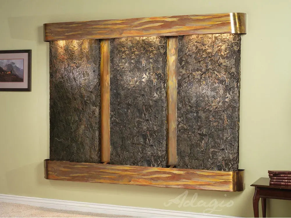 Adagio Deep Creek Falls - Indoor Wall Fountain AWF-DCFR1540 - Aqvina LLC
