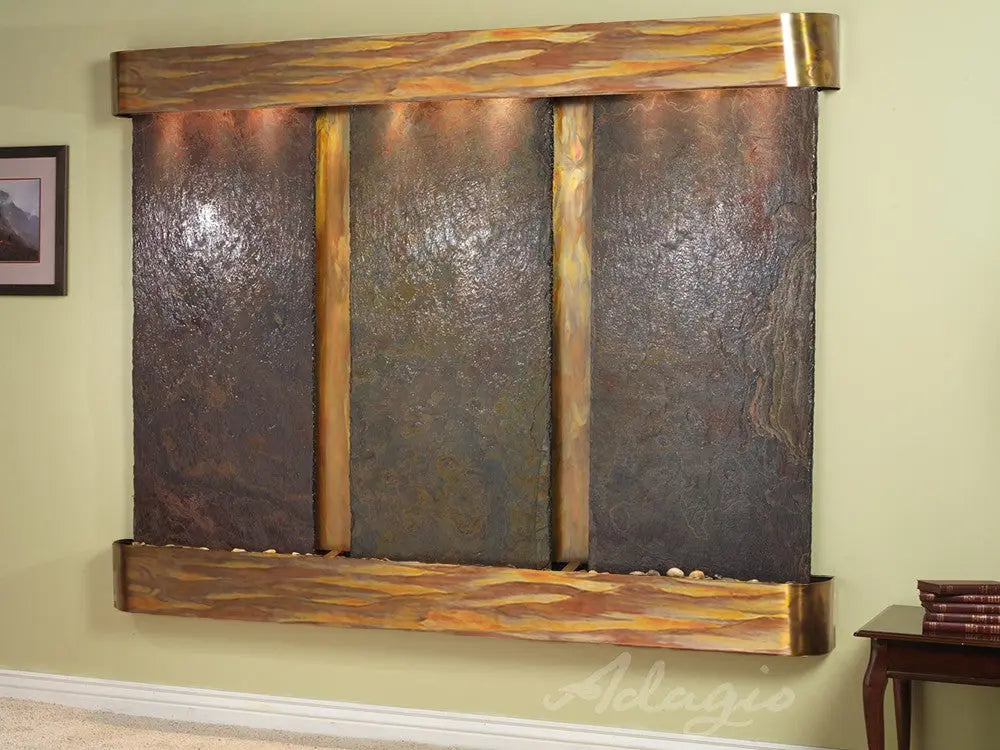 Adagio Deep Creek Falls - Indoor Wall Fountain AWF-DCFR1540 - Aqvina LLC