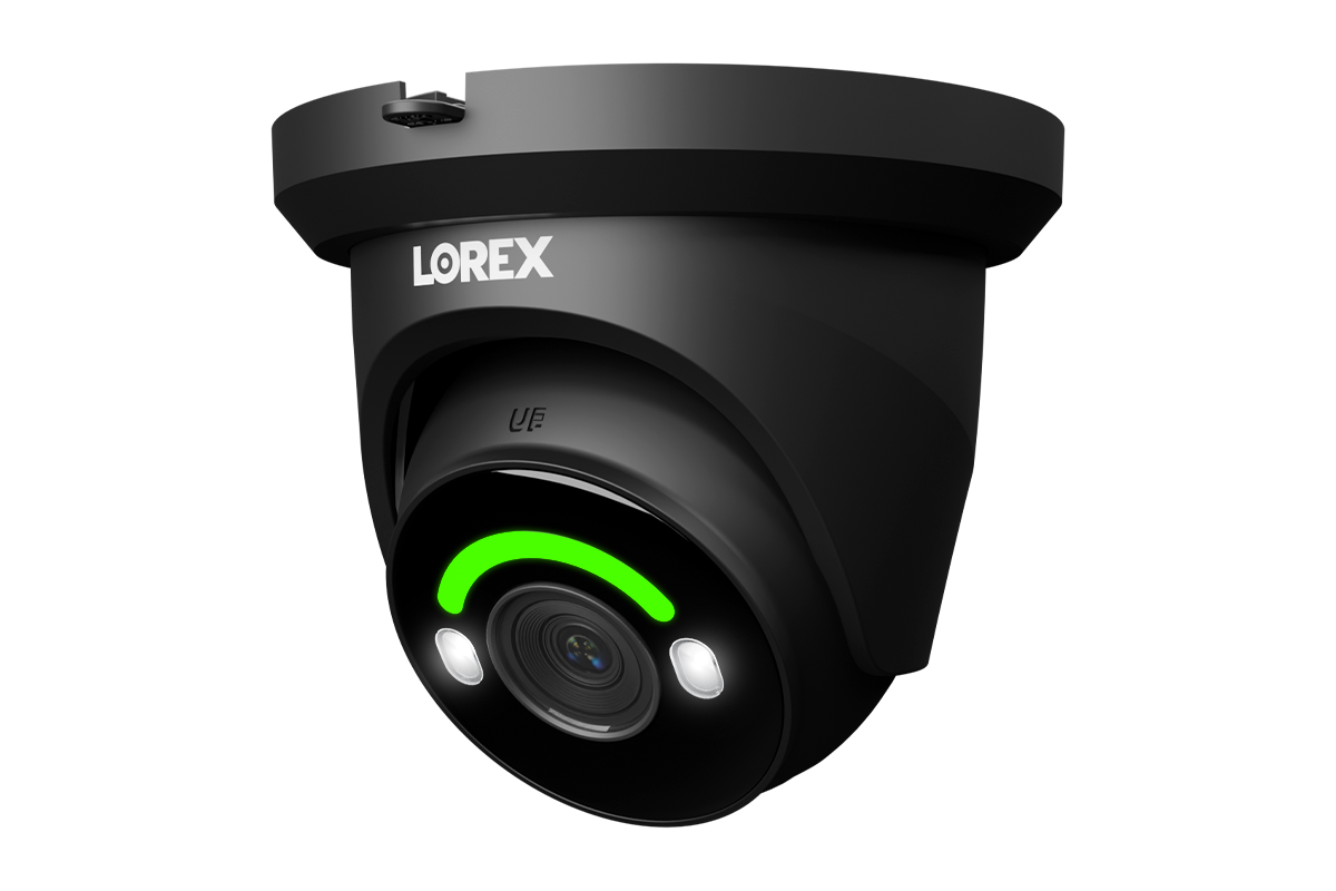 Lorex H12 4K IP Wired Turret Security Camera with Smart Security Lighting
