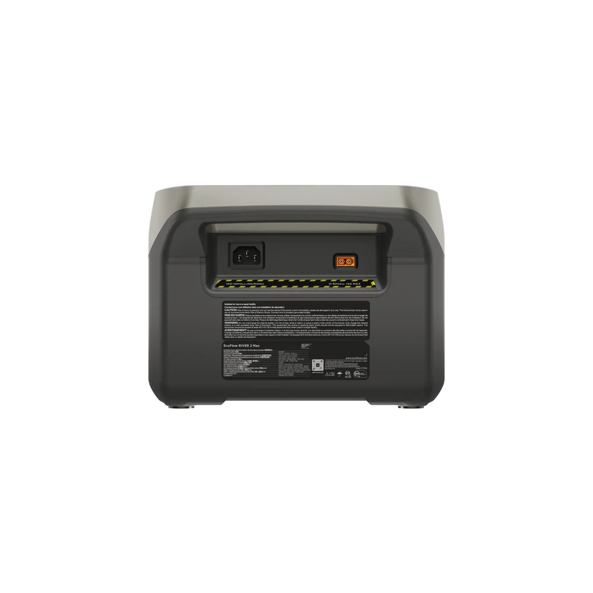EcoFlow RIVER 2 Max 500 Portable Power Station | Model: ZMR610-B-US-499WH EcoFlow