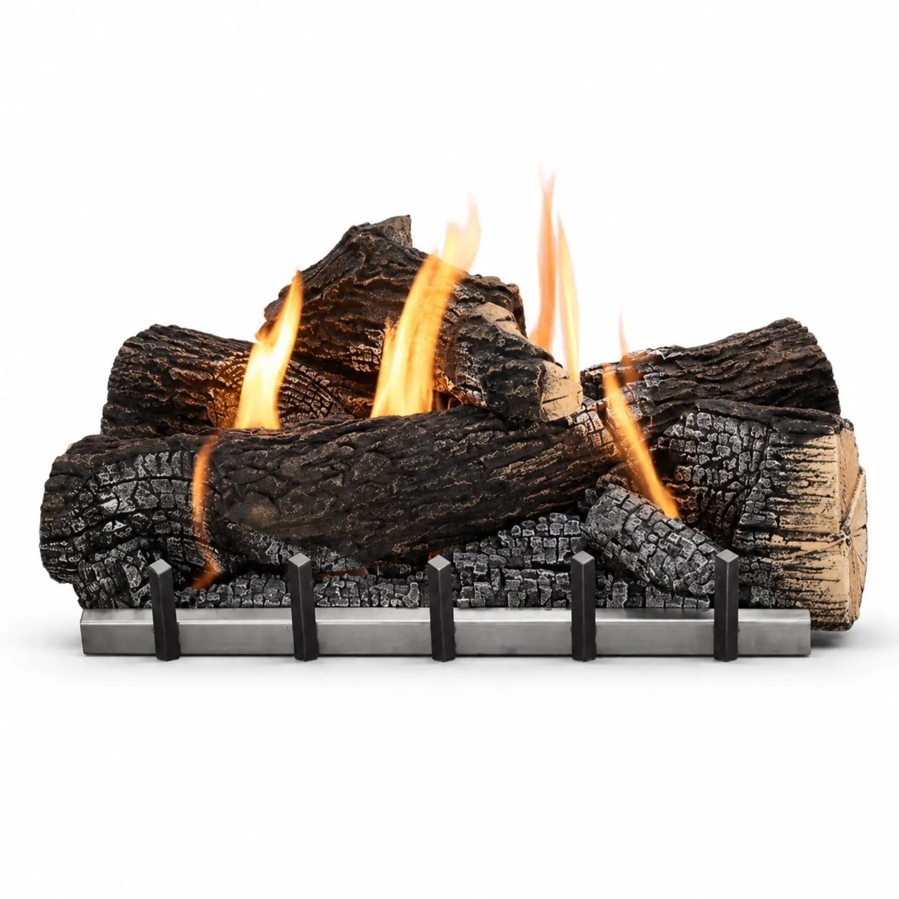 Empire Gas Log Burners Carol Rose Outdoor Harmony SS Burner Only ECSBROH