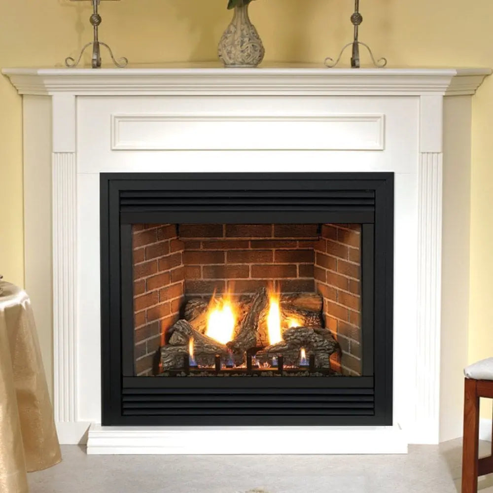 Empire 42" Madison Luxury Direct Vent Gas Fireplace with Blower and Log Set
