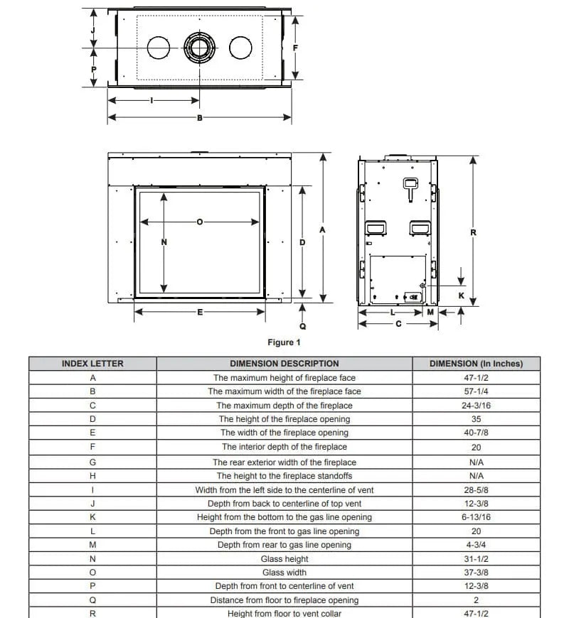Empire 40" Renegade Clean-Face Double-Sided Direct Vent Gas Fireplace with TruFlame Technology