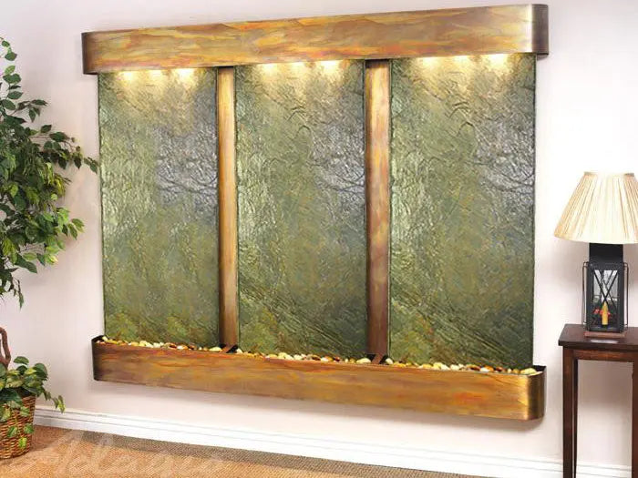 Adagio Deep Creek Falls - Indoor Wall Fountain AWF-DCFR1540 - Aqvina LLC