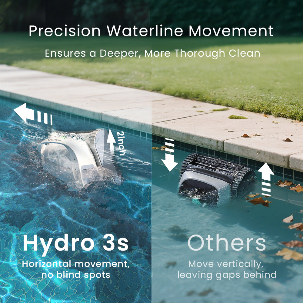 Poolmate- Hydro 3S Cordless Robotic Pool Cleaner - Aqvina LLC