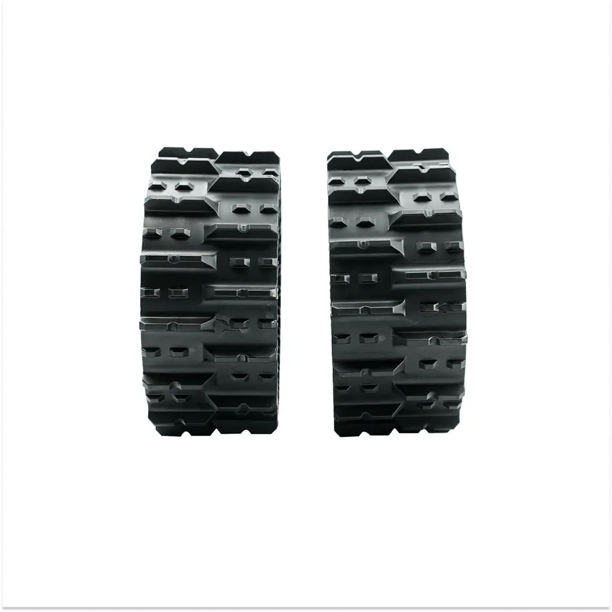 Mowrator- Pair of Deformable Tires for 100% (45°) Slope - Aqvina LLC