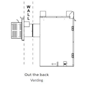 Majestic DVP Long Flue Horizontal Termination Cap with adjustable flue lengths from 5-3/8" to 9-3/8".