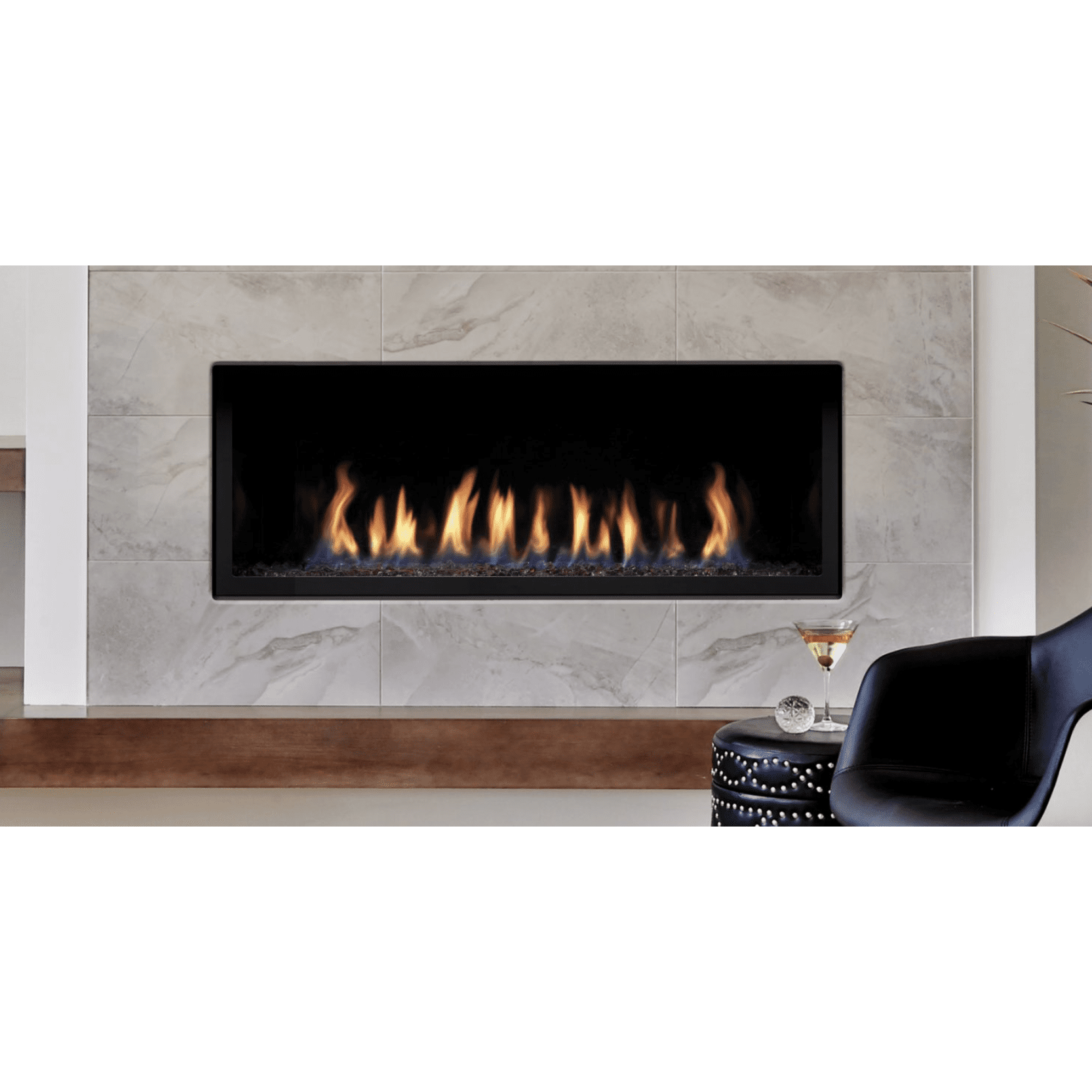 Kingsman 47" Direct Vent Linear Gas Fireplace ZCVRB47