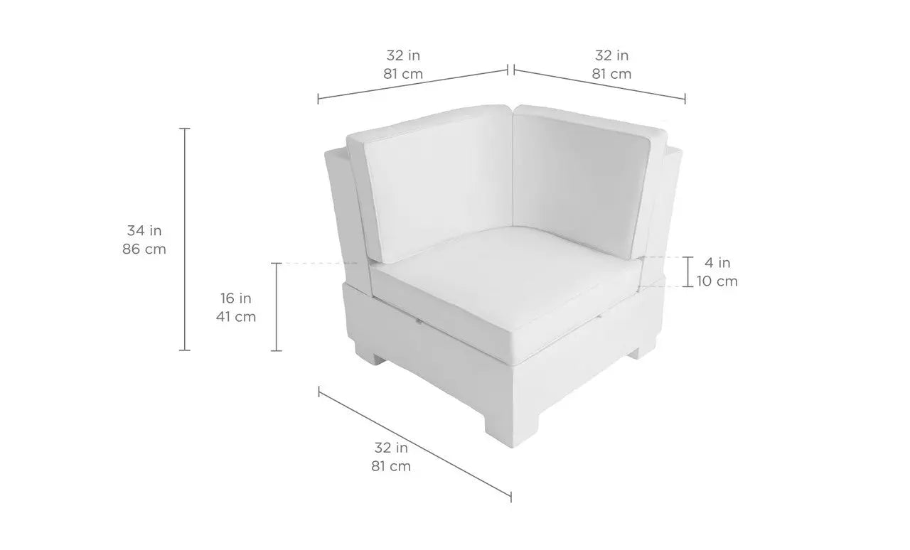 Signature Sectional Corner sofa in beige with wooden legs and curved armrests