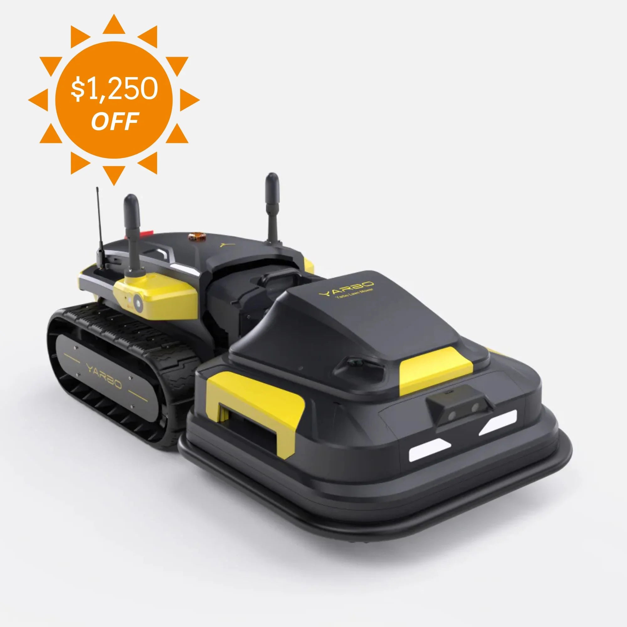 Yarbo Robotic Lawn Mower – RTK GPS, Wire-Free, for Large Yards