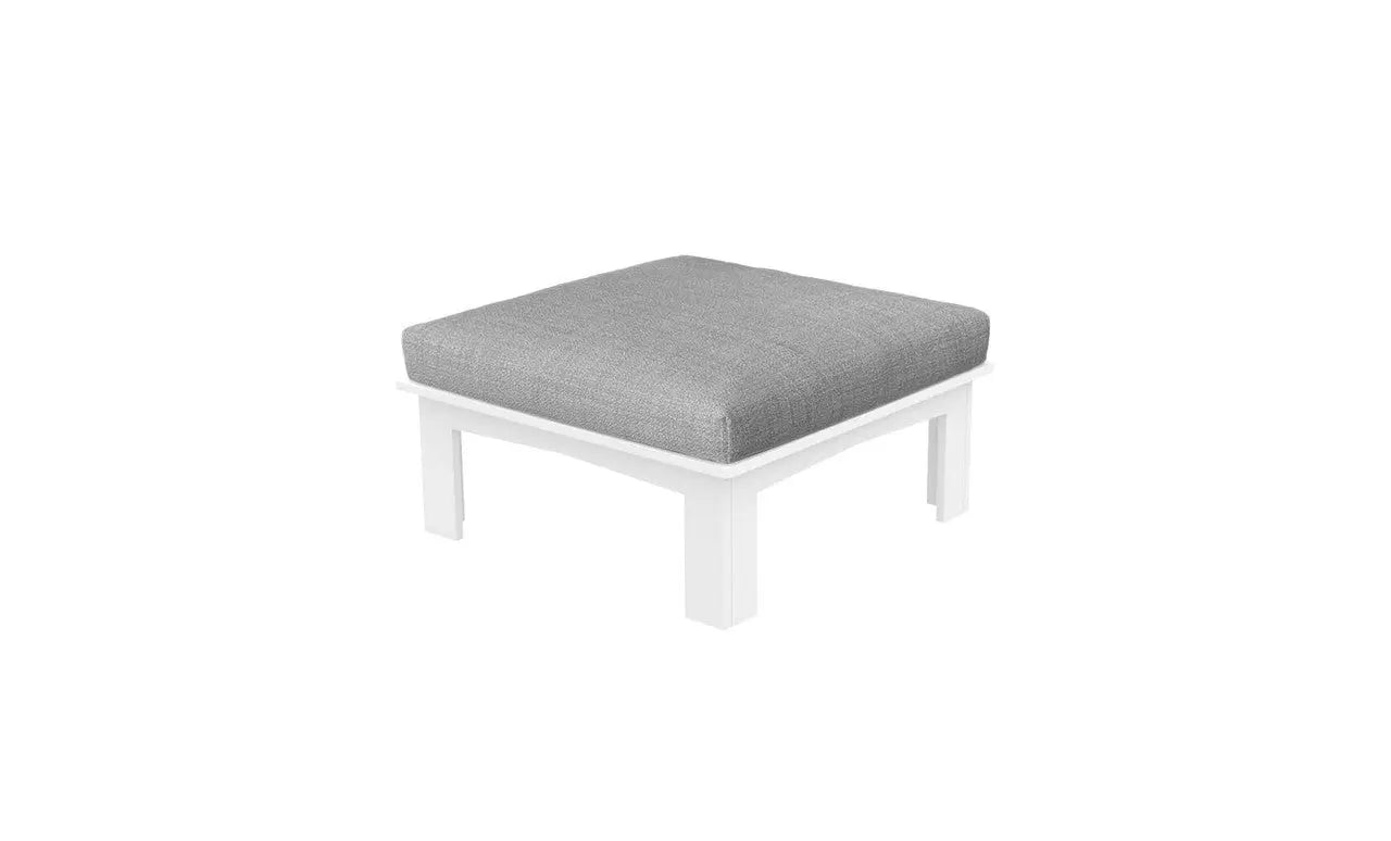 Mainstay sectional sofa with a relaxed ottoman design and soft cushions