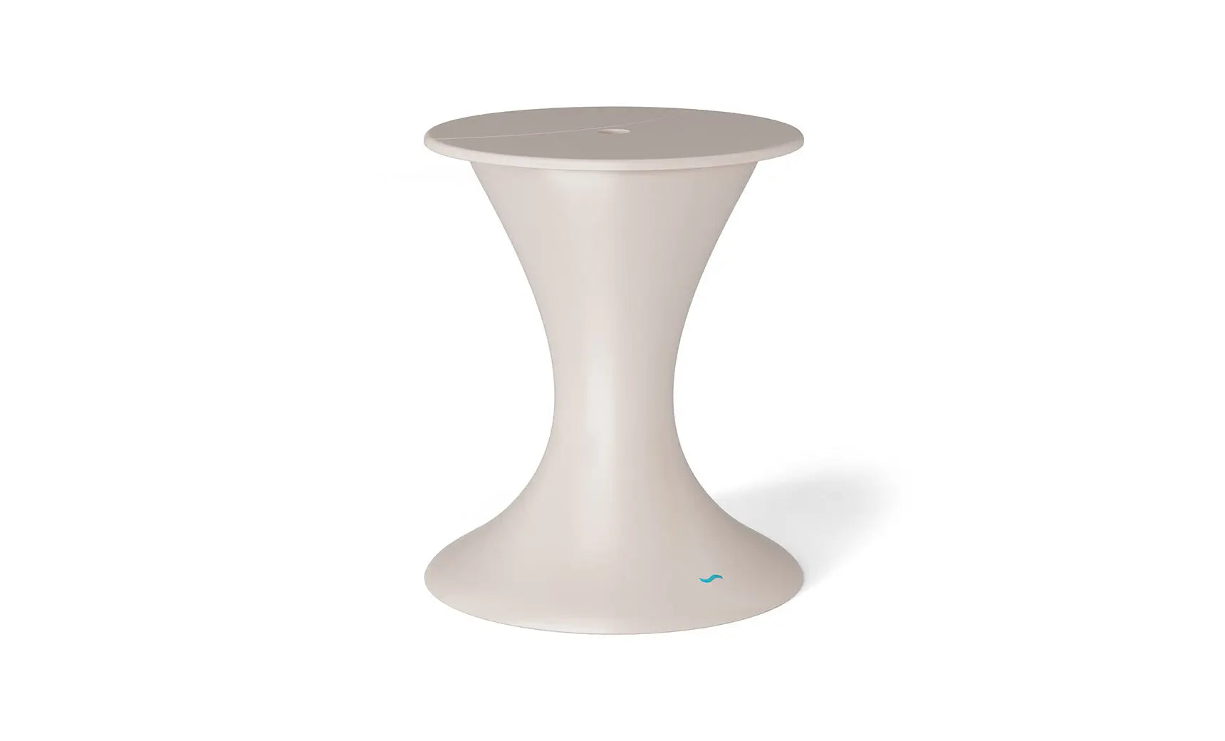 Autograph umbrella stand with an ice bin featuring a modern design and blue accents.