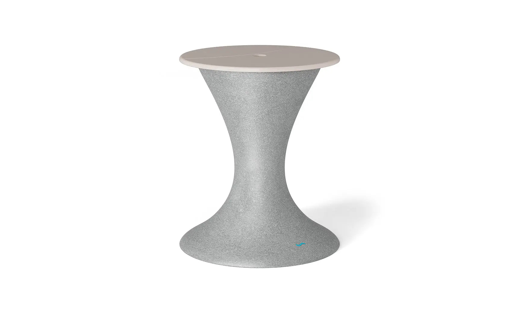 Autograph umbrella stand with an ice bin featuring a modern design and blue finish.