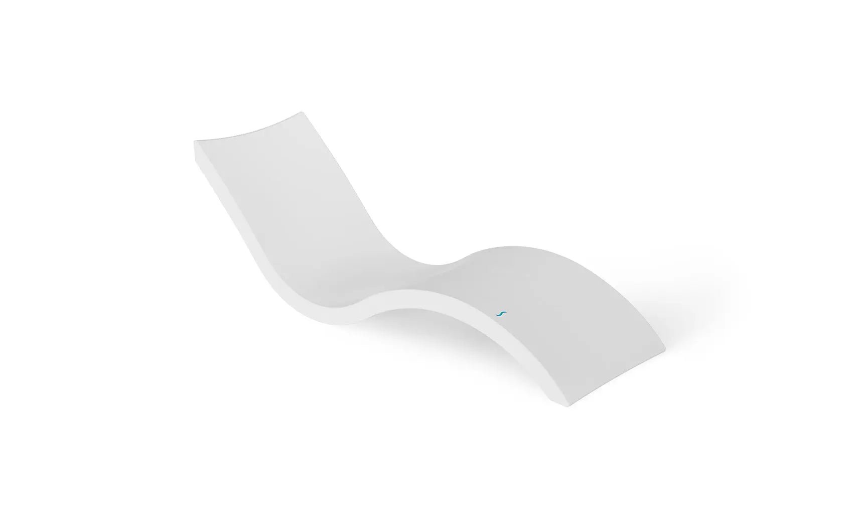 Signature Designs chaise lounge with plush cushion and wooden frame