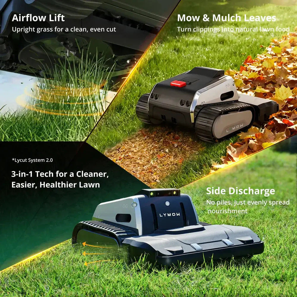 Lymow One Plus Robotic Lawn Mower (5A) | 1.1 Acres/Day Lymow