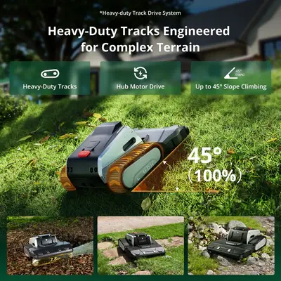 Lymow One Plus Robotic Lawn Mower (5A) | 1.1 Acres/Day Lymow