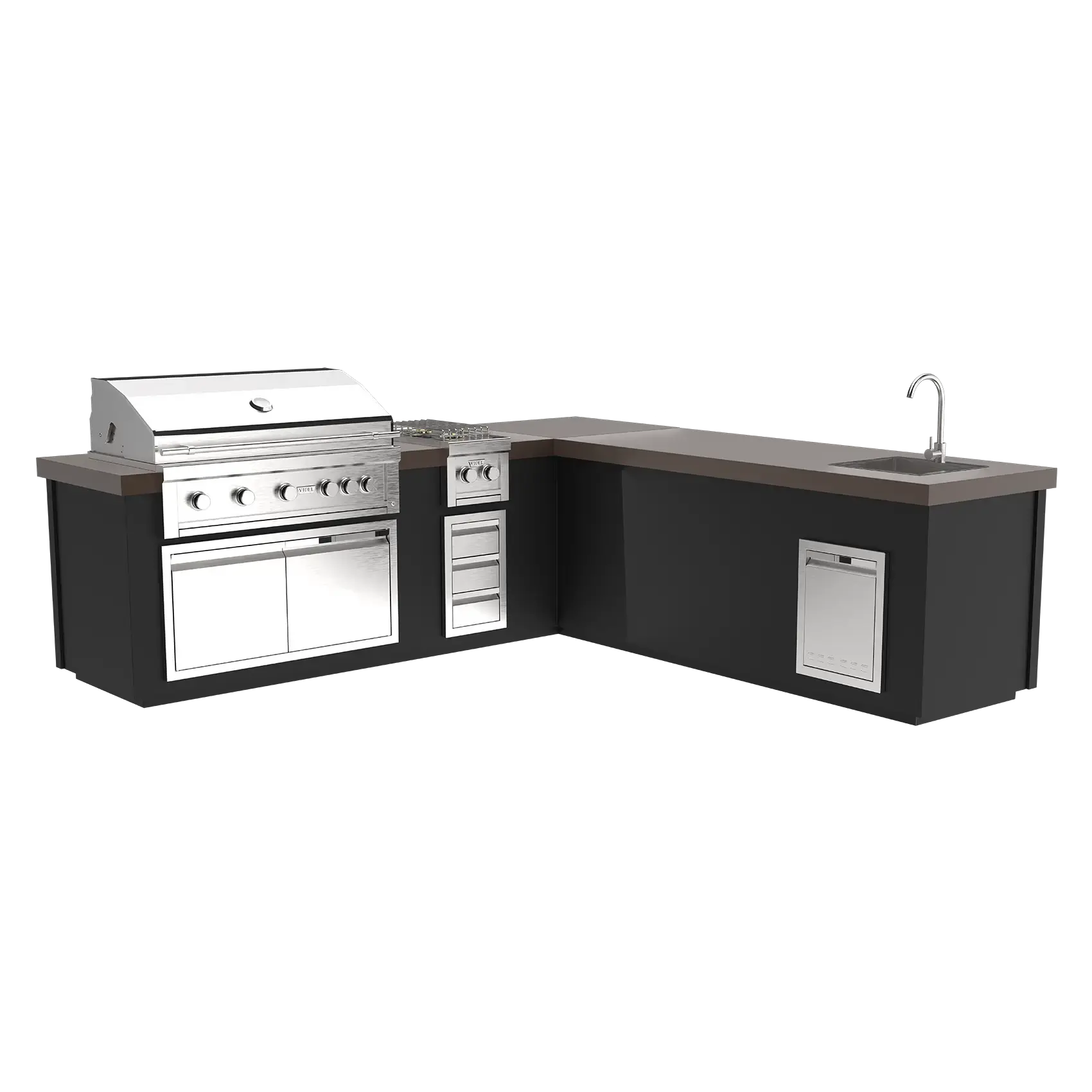 Videl Grills Maestro 112L - BBQ Island - Aqvina LLC