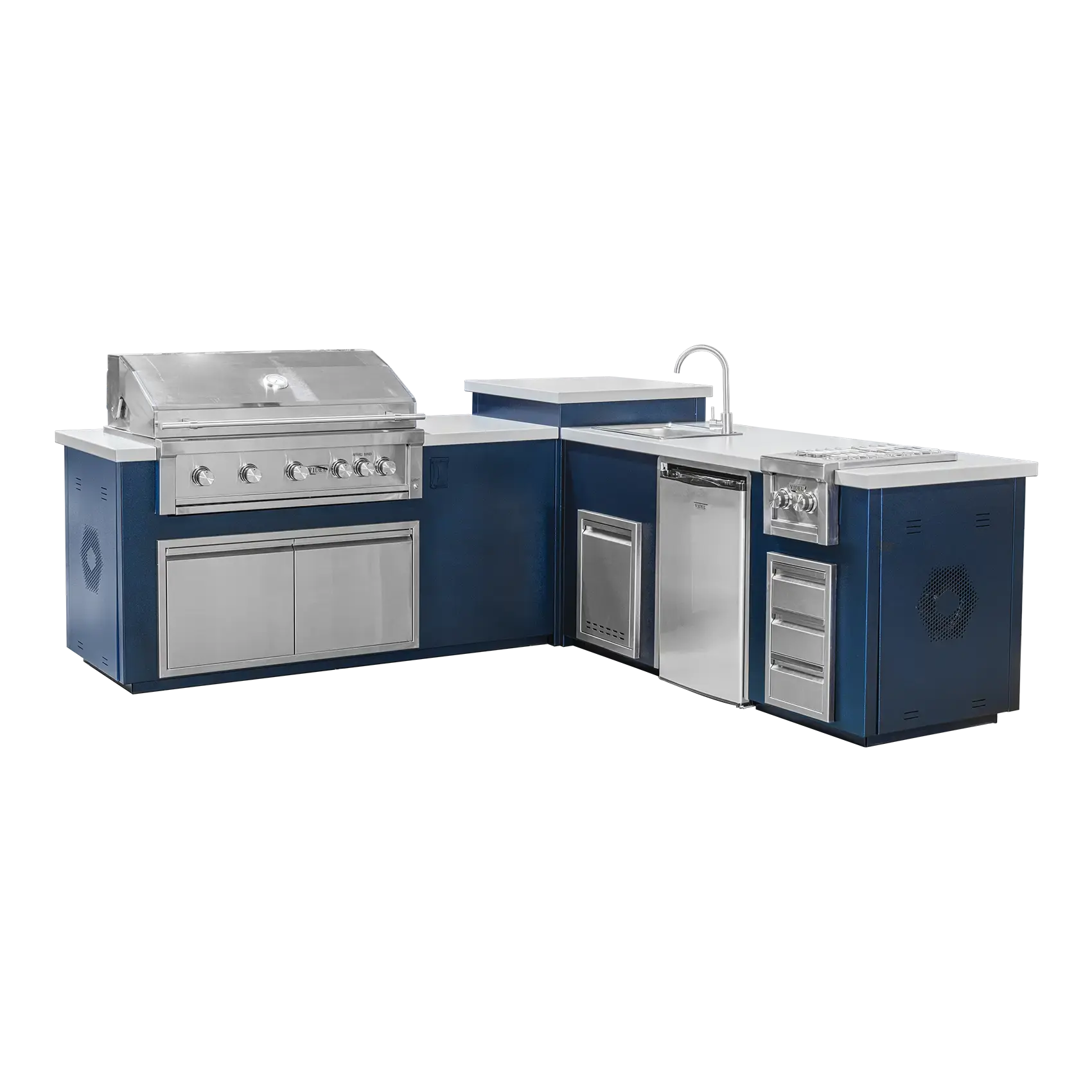 Videl Grills Maestro 112L B - BBQ Island - Aqvina LLC