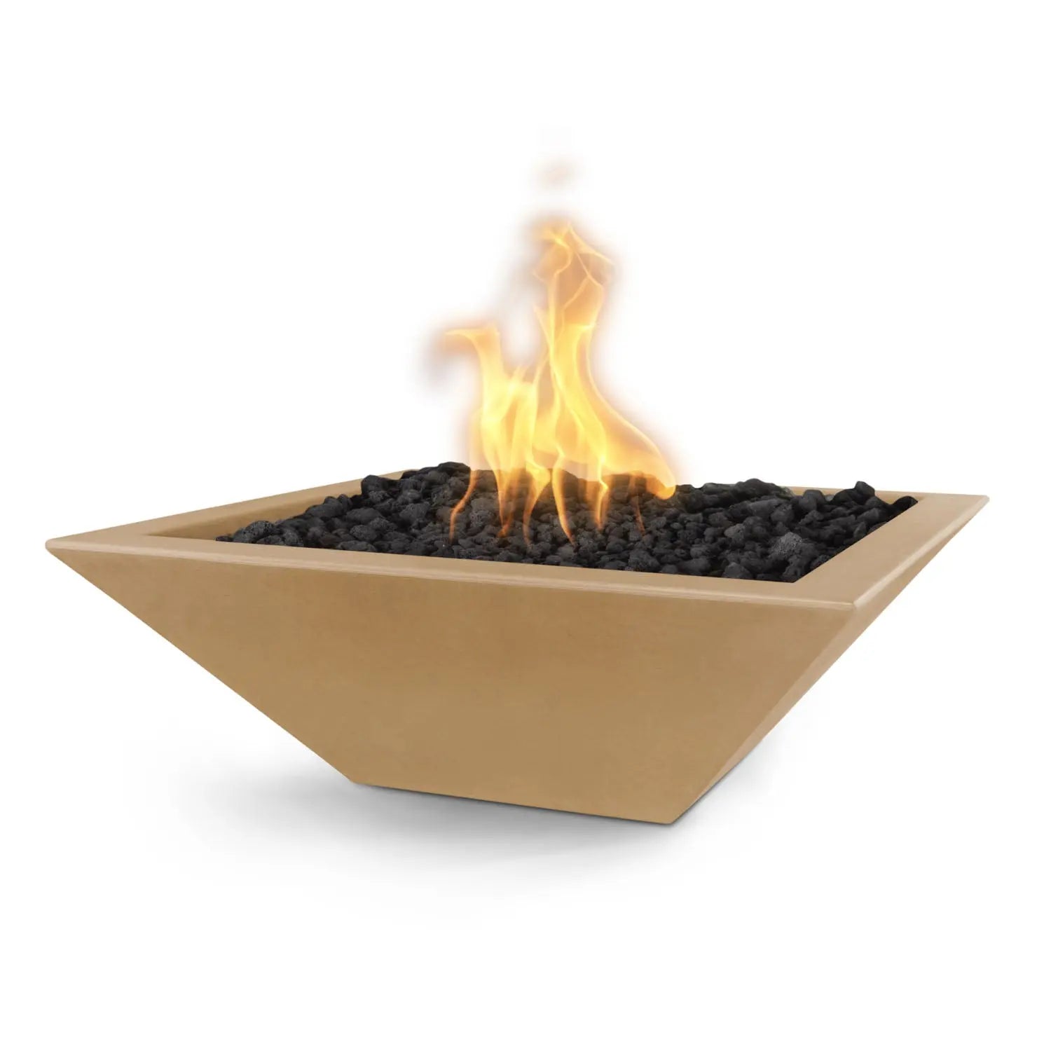 The Outdoor Plus Maya Fire Bowl - GFRC Concrete - 24" - Aqvina LLC