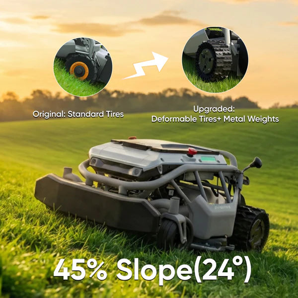 Mowrator S1 Remote-Control Lawn Mower – 21", 2WD, 45% Slope (24°)