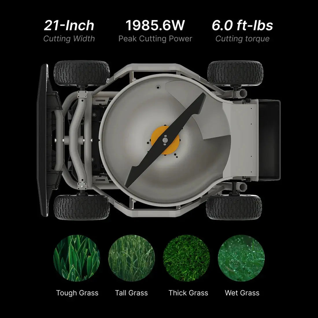 Mowrator S1 4WD Remote Control Lawn Mower Mowrator