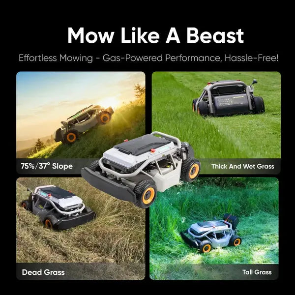 Mowrator S1 4WD Remote Control Lawn Mower Mowrator
