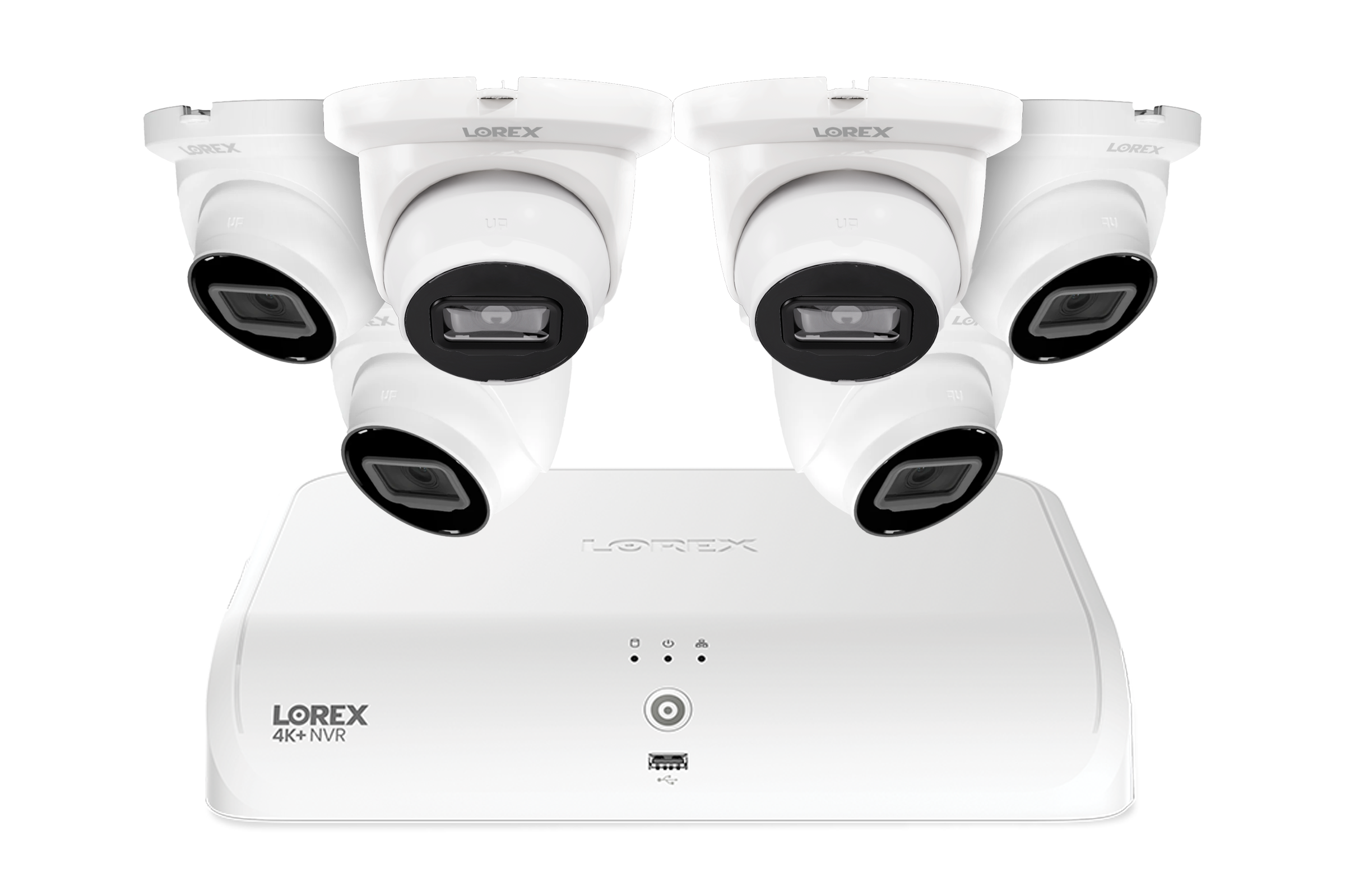 Lorex Fusion 16-Channel NVR System with 4MP (2K) IP Turret Cameras