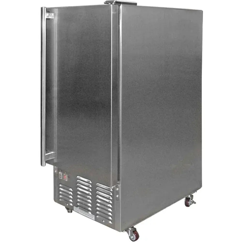 Cal Flame Outdoor Stainless Steel Ice Maker with sleek design and modern controls