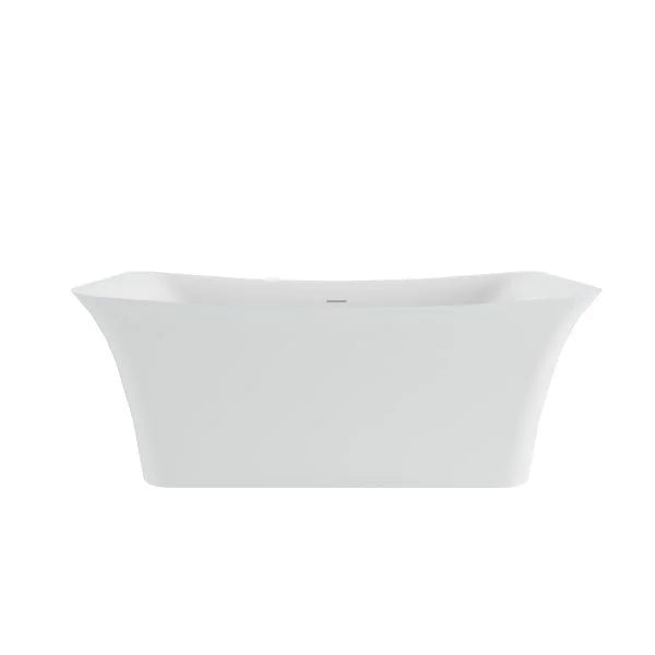 PULSE ShowerSpas 67″ Double-Ended Acrylic Freestanding Soaking Tub with Overflow | PT-1079