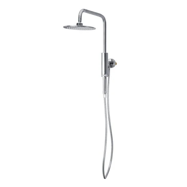 PULSE ShowerSpas Aquarius Shower System — 8" Rain Showerhead + Magnetic Massage Handshower, Pivoting Arm
