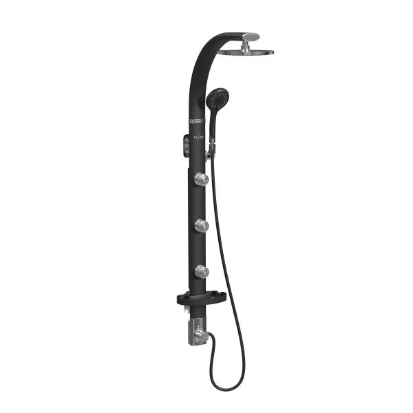 PULSE ShowerSpas Bonzai Shower System — 8" Rain Showerhead, 3 Body Jets, 5-Function Handshower