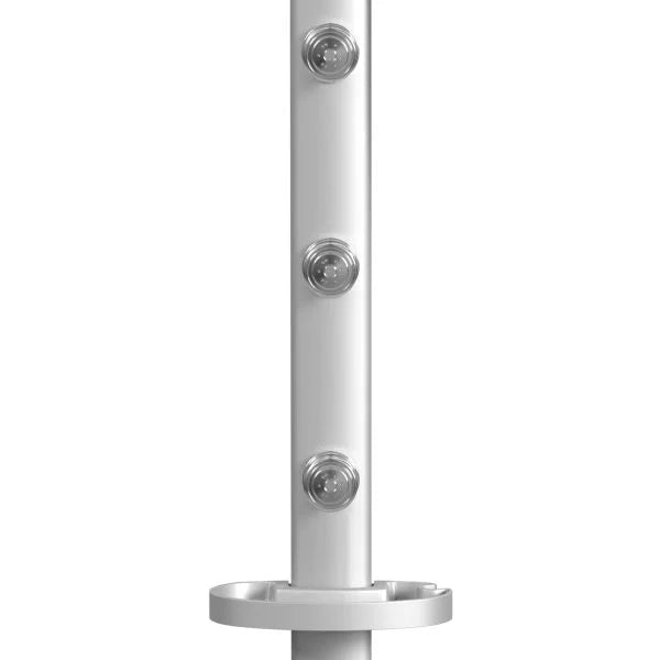 PULSE ShowerSpas Bonzai Shower System — 8" Rain Showerhead, 3 Body Jets, 5-Function Handshower