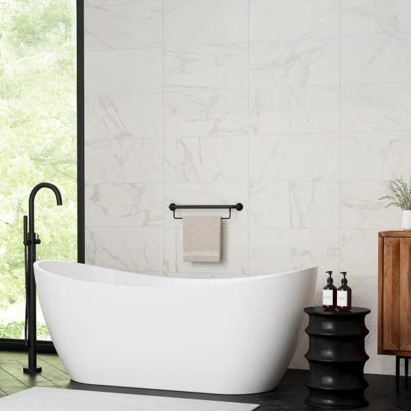 PULSE ShowerSpas 70.6″ Slipper Acrylic Freestanding Soaking Tub — Extra-Long Deep Soaker | PT-1006