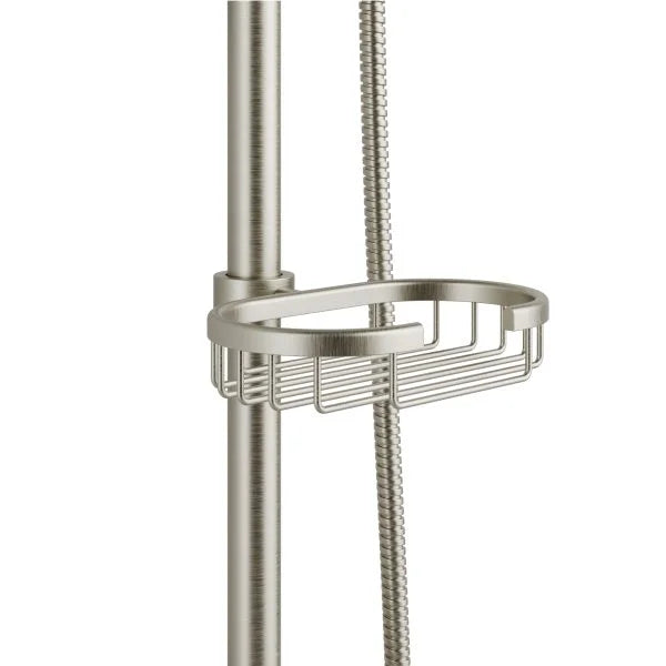PULSE ShowerSpas Kauai Shower System — 8" Rain Showerhead + 5-Function Handshower, Drill-Less Install