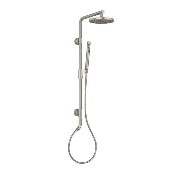 PULSE ShowerSpas Kona Shower System — 8" Rain Showerhead + 2-Function Handshower with PowerSpray, Drill-Less Install