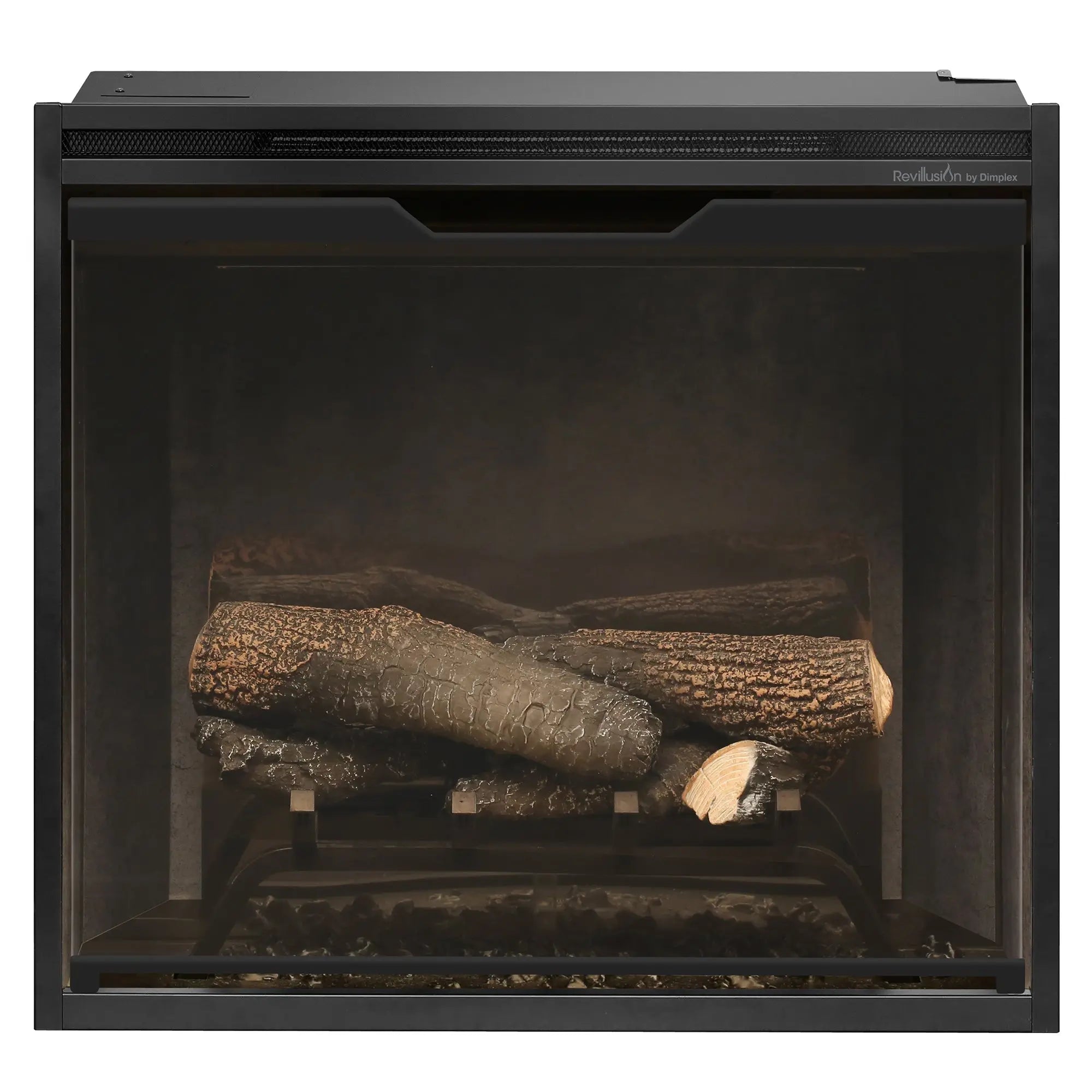 Dimplex Revillusion® 24-Inch Built-In Electric Fireplace - Weathered Concrete - RBF24DLXWC